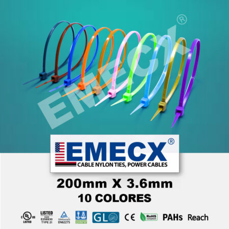 Cintillo 10 Colores 200mm X 3.6mm