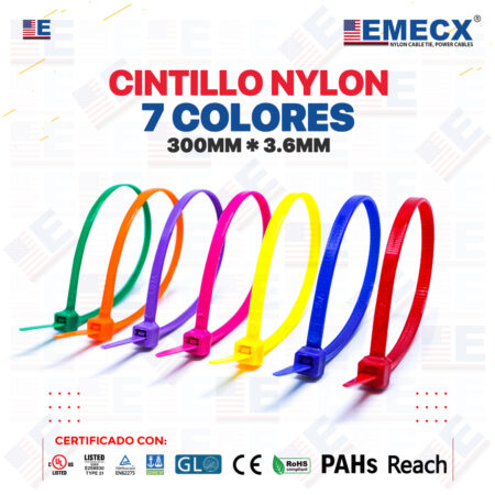 Cintillo 7 Colores 300mmx3.6mm