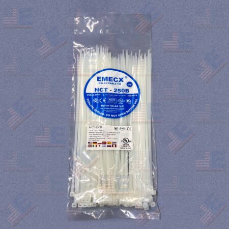 Cintillo Nylon Blanco 250mm x 3.6mm - Paquete