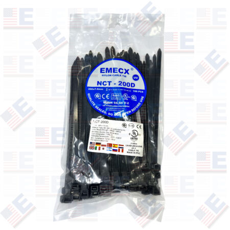 Cintillo Negro 200mm x 7.6mm